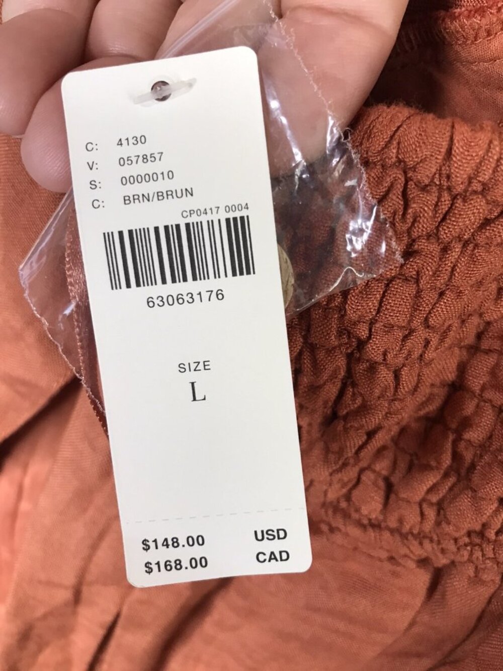 New Anthropologie Maeve Twist-Front Mini Dress Size L $148 button open back NWT - Picture 6 of 6